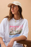 Liv Oversized Tee, WHITE/CERES HOLIDAY STAMP - alternate image 7