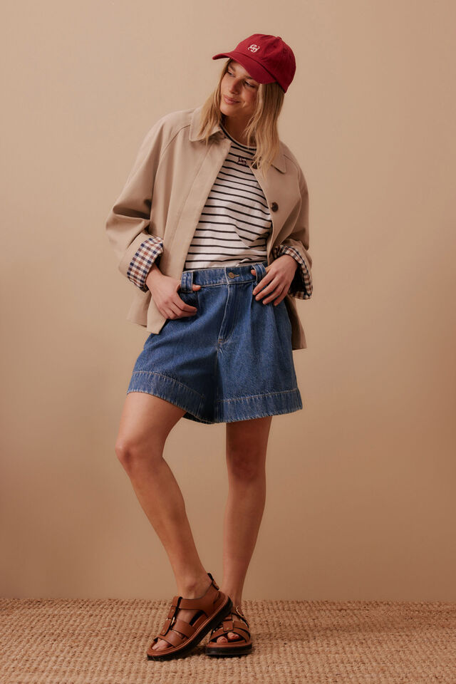 Pia Spring Coat, SAND