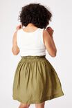 Linen Mini Skirt, DILL - alternate image 2