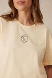 Slouchy Split Hem Tee, BUTTER/CL SPORTS PRINT - alternate image 5