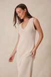 Sleeveless Beach Knit Midi Dress, STRING - alternate image 4