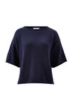 Boxy Knit Tee, NEW NAVY - alternate image 2