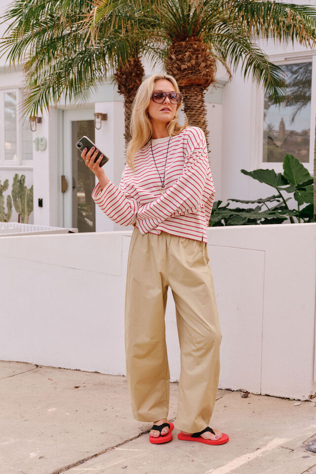 Bella Barrel Pant, BURNT BUTTER