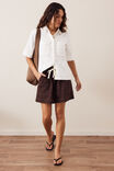 Darcy Relaxed Everyday Short, CHOCOLATE - example image 5