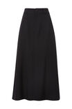 Seamed Pocket Skirt, BLACK - alternate image 2