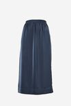 Satin Slip Skirt With Recycled Fibres, SMOKE BLUE - alternate image 5