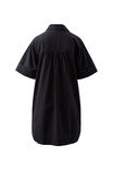 Sara Mini Shirt Dress, BLACK - alternate image 3