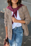 Sully Triangle Knit Scarf, WASHED BURGUNDY - alternate image 1