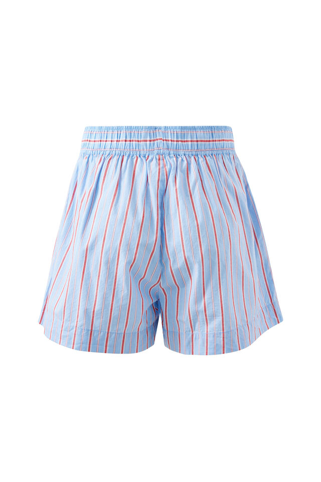 Mila Short, BLUE RED WHITE STRIPE
