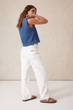 Frankie Loose Straight Jean, FRESH ECRU - alternate image 4