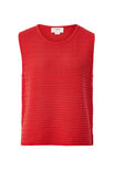 Margot Mesh Knit Tank, HERITAGE RED - alternate image 2