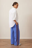 Gigi Wide Leg Terry Trackpant, VINTAGE BLUE MIXED SIDE STRIPE - example image 6