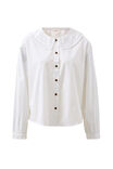 Alice Collared Top, WHITE - alternate image 2