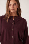 Soft Crew Cardi, WINE - alternate image 5