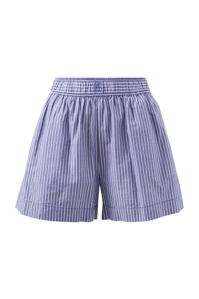 Mila Short, COLLEGE BLUE WHITE STRIPE