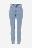 Slim Leg Jean In Organic Cotton, VINTAGE BLUE - alternate image 2