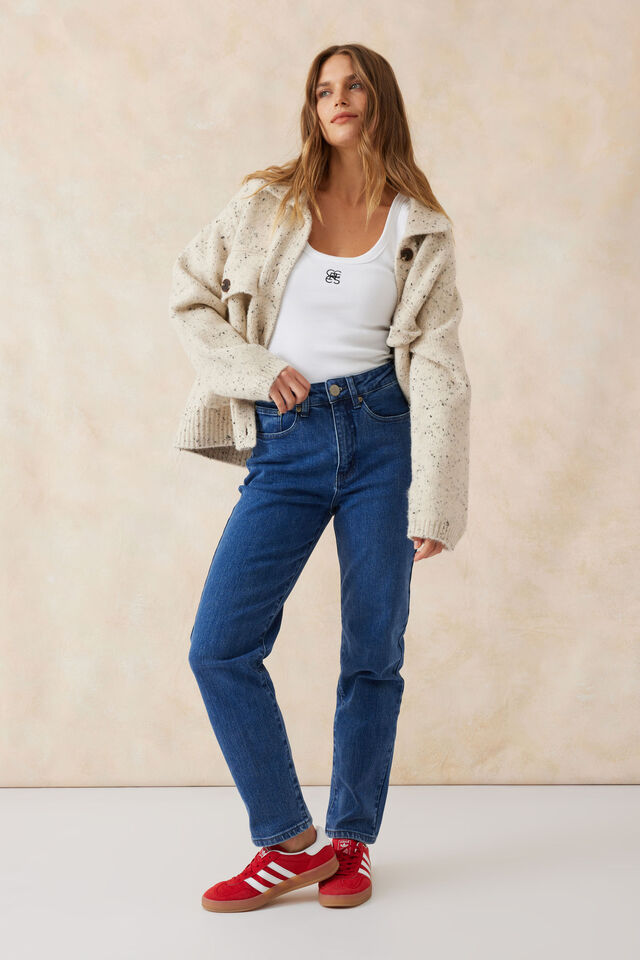 Straight Leg Jean, INDIGO DENIM