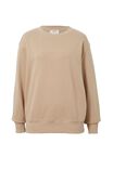 Slim Crew Embroidered Sweat In Organic Cotton, CAMELETTE - alternate image 2