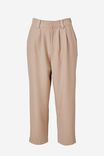 Tapered Pant In Recycled Blend Jf, WARM TAUPE - alternate image 2