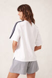 Sporty Tape Tee, WHITE/NEW NAVY TAPE - alternate image 3