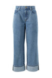 Loose Cuff Jean, WORN BLUE - example image 2