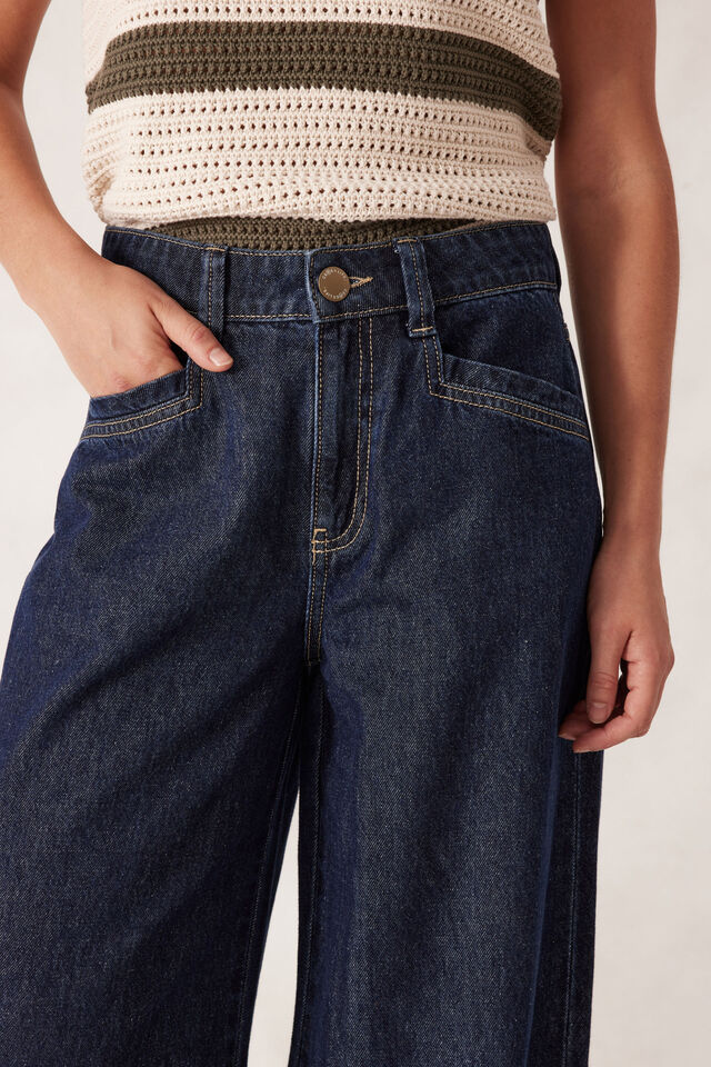 Drew Soft Wide Jean, MIDNIGHT