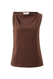 Tahlia Twist Strap Tank, CHOCOLATE - alternate image 2