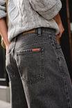 Maggie Tapered Barrel Jean, FADED BLACK - alternate image 6