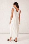 Button Through Midi Shift Dress, PINSTRIPE - alternate image 5