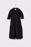 Ruffle Tiered Dress, BLACK - alternate image 5