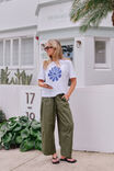 Bella Barrel Pant, WASHED OLIVE - example image 5