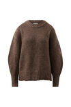 Lofty Knit Crew, CHOC FLECK - alternate image 2