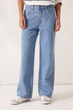 Frankie Loose Straight Jean, MID BLUE WASH - alternate image 4