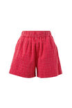 Mila Short, TEXTURED RED CHECK - example image 2