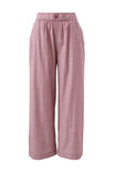 The Lounge Pant, BURGUNDY WHITE NARROW STRIPE - alternate image 2
