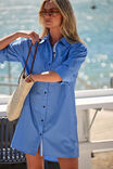Anna Shirt Dress, AMALFI BLUE - alternate image 4