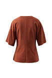 Kaia Twist Tee, GINGER - alternate image 3