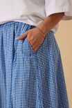 Florence Maxi Skirt, COBALT GINGHAM - alternate image 5
