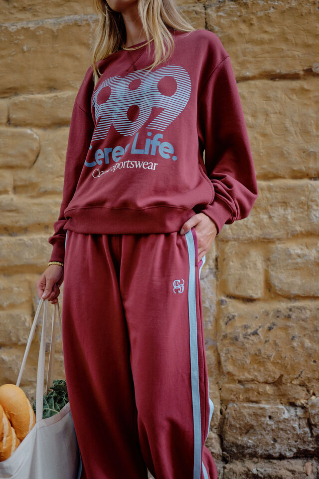 Romy Crew, WASHED BURGUNDY 1989 LOGO