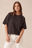 Boxy Pocket Tee, PHANTOM - alternate image 1