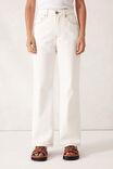 Frankie Loose Straight Jean, ECRU - alternate image 4