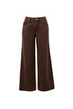 Willow Soft Wide Leg Jean, CHOCOLATE - example image 2