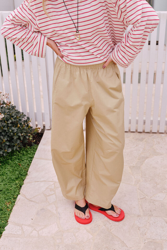 Bella Barrel Pant, BURNT BUTTER
