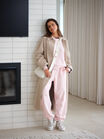 Seamed Fleece Top, SHELL PINK - alternate image 5
