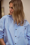 Peta Oversized Shirt, SKY BLUE - alternate image 5