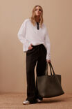 Relaxed Long Sleeve Tee, WHITE - alternate image 5
