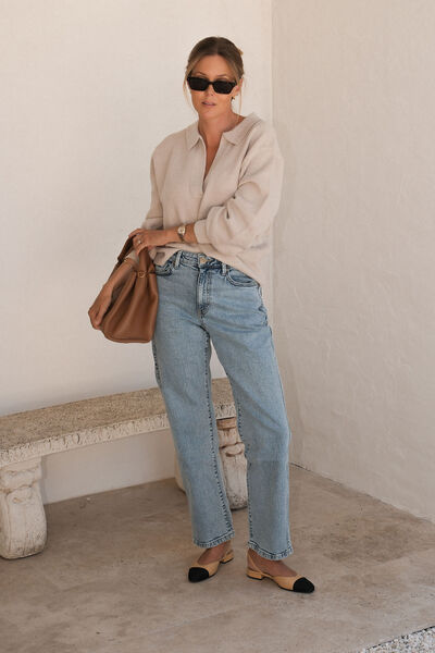 Blake Straight Leg Jean, MID VINTAGE BLUE