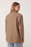 Boyfriend Pocket Blazer, WARM TAUPE - alternate image 3