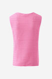 Margot Mesh Knit Tank, HIBISCUS PINK - alternate image 3