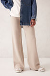 Soft Knit Pant, OATMEAL MARLE TEXTURED - alternate image 7